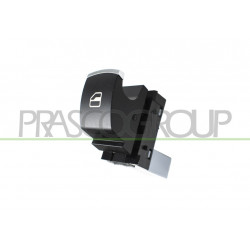 INTERRUPTEUR LEVE-VITRE NOIR/BORD CHROME'-PORTE AVANT DROITE/PORTE ARRIERE DROIT