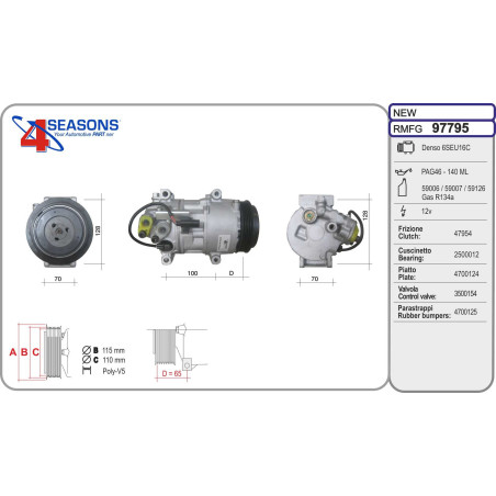 DENSO 6SEU16C
