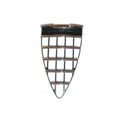 Grille de calandre avec moulure chrome