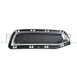 BANDEAU GAUCHE DE PARE-CHOCS ARRIERE NOIR AVEC CADRE CHROME'