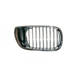 Grille de calandre chrome chrome noir côté passager