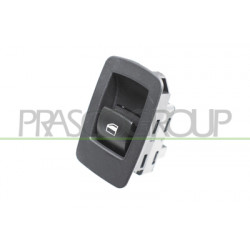 INTERRUPTEUR LEVE-VITRE NOIR-PORTE ARRIERE DROITE/GAUCHE-3 BROCHES