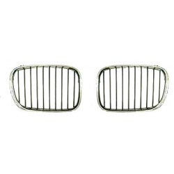 Grille de calandre chrome chrome noir côté passager