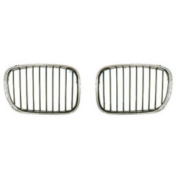 Grille de calandre chrome noir noir côté passager