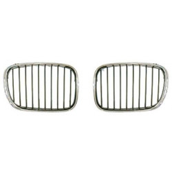 Grille de calandre chrome chrome noir côté chauffeur