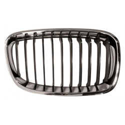 Grille de calandre noire avec cadre chrome côté passager