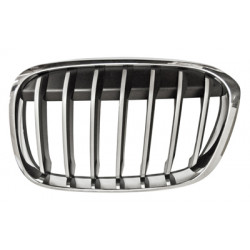 Grille de calandre chrome titane noir côté chauffeur