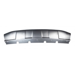 Bandeau central inférieur argent de pare-chocs avant