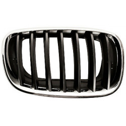 Grille de calandre chrome chrome noir côté passager