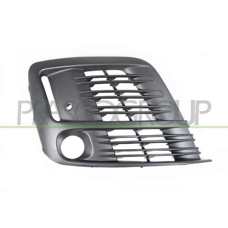 Grille droite noire de pare-choc | Avec trous anti-brouillard Grille droite noire de pare-choc | Avec trous anti-brouillard