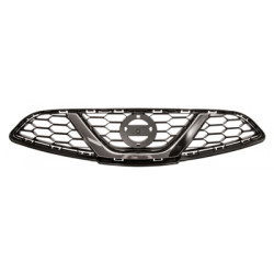 Grille de calandre noir avec moulure chrome
