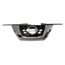 Grille de calandre noir avec moulure chrome