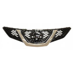 Grille de calandre noir avec moulure chrome