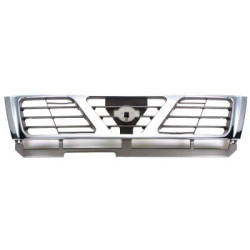 Grille de calandre chrome et gris foncé