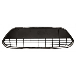 Grille centrale de pare-chocs avant noir avec cadre chrome
