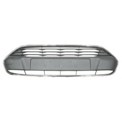 Grille centrale de pare-chocs avant noir avec cadre chrome