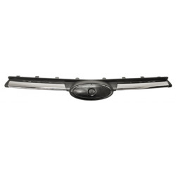Grille de calandre gris avec moulure chrome