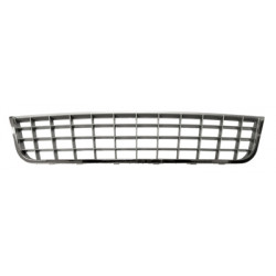 Grille centrale de pare-chocs avant grise avec cadre chrome