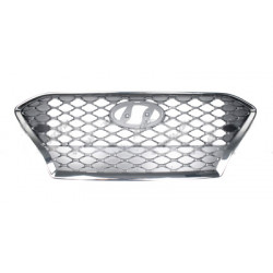 Grille de calandre argent et chrome