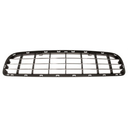 Grille centrale de pare-chocs avant noir avec moulure chrome