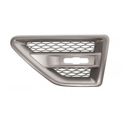 Grille argent d'aile avant côté chauffeur
