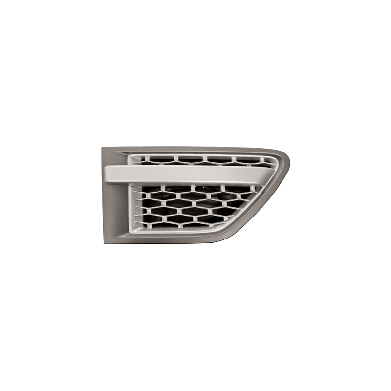 Grille argent et gris foncé d'aile avant côté passager Grille argent et gris foncé d'aile avant côté passager