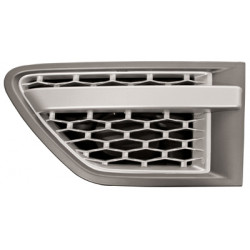 Grille argent et gris foncé d'aile avant côté chauffeur