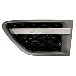 Grille gris foncé, argent et noir d'aile avant côté chauffeur