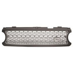 Grille de calandre grise foncé et argent