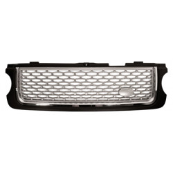 Grille de calandre noir brillant, argent et chrome