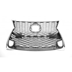 Grille de calandre noir avec moulure chrome