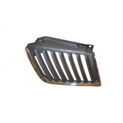 Grille de calandre noir avec cadre chrome côté chauffeur