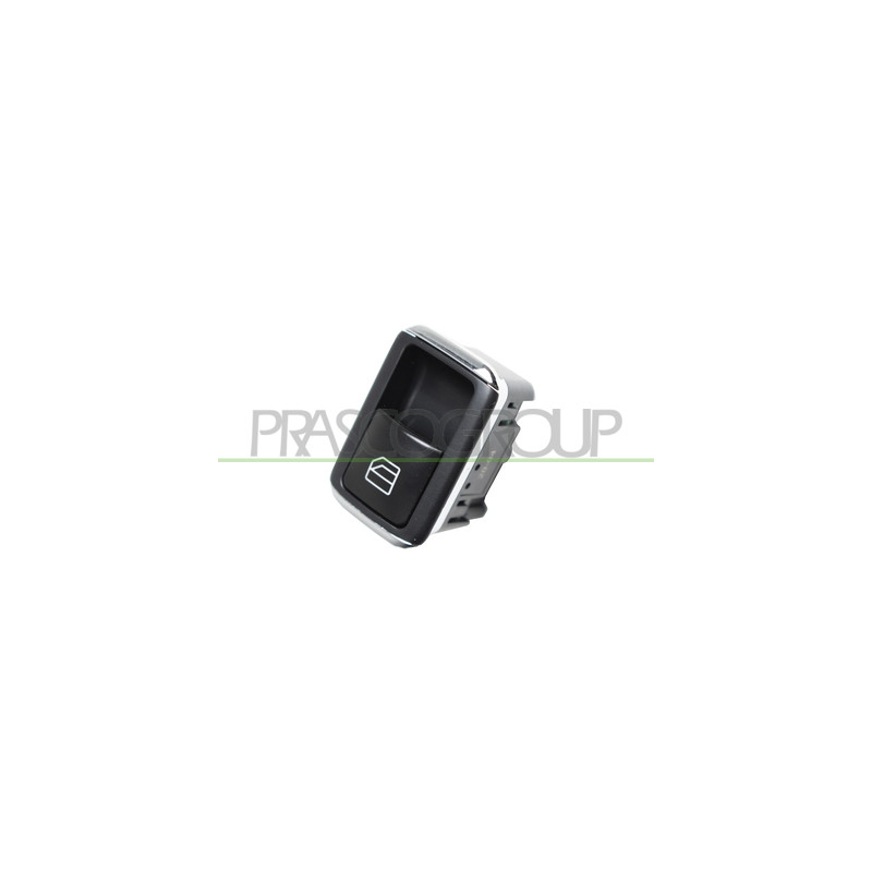 INTERRUPTEUR LEVE-VITRE NOIR/BORD CHROME'-PORTE AVANT DROITE-4 BROCHES INTERRUPTEUR LEVE-VITRE NOIR/BORD CHROME'-PORTE AVANT DROITE-4 BROCHES