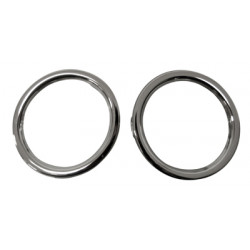 Jeu de moulure chrome de phare antibrouillard