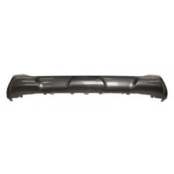 Spoiler central gris foncé brillant de pare-chocs avant