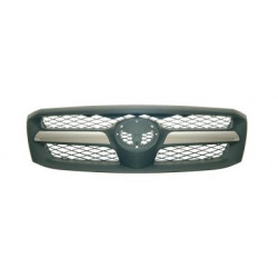 Grille de calandre argent avec cadre chrome