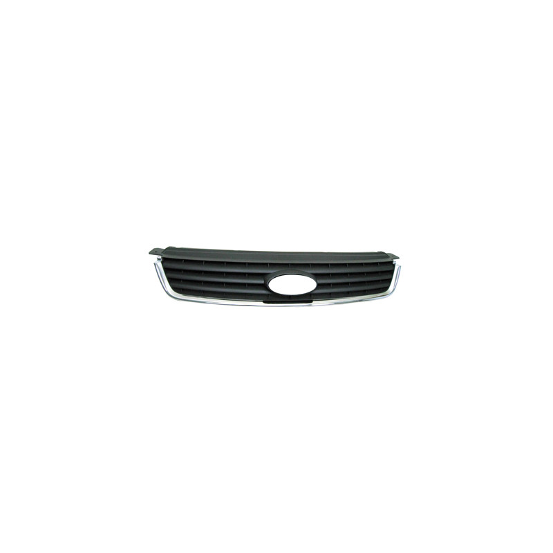 Grille de calandre noir avec moulure chrome Grille de calandre noir avec moulure chrome