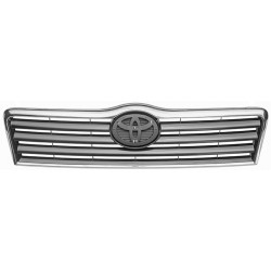 Grille de calandre avec enjoliveur chromé