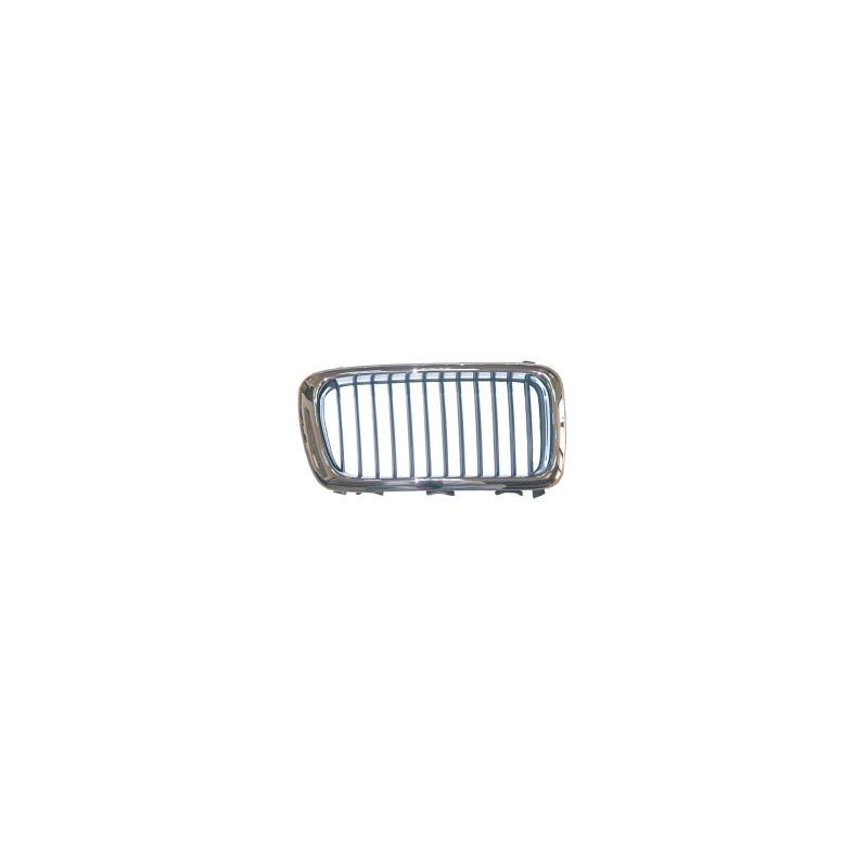 Grille de calandre chrome chrome noir côté chauffeur Grille de calandre chrome chrome noir côté chauffeur