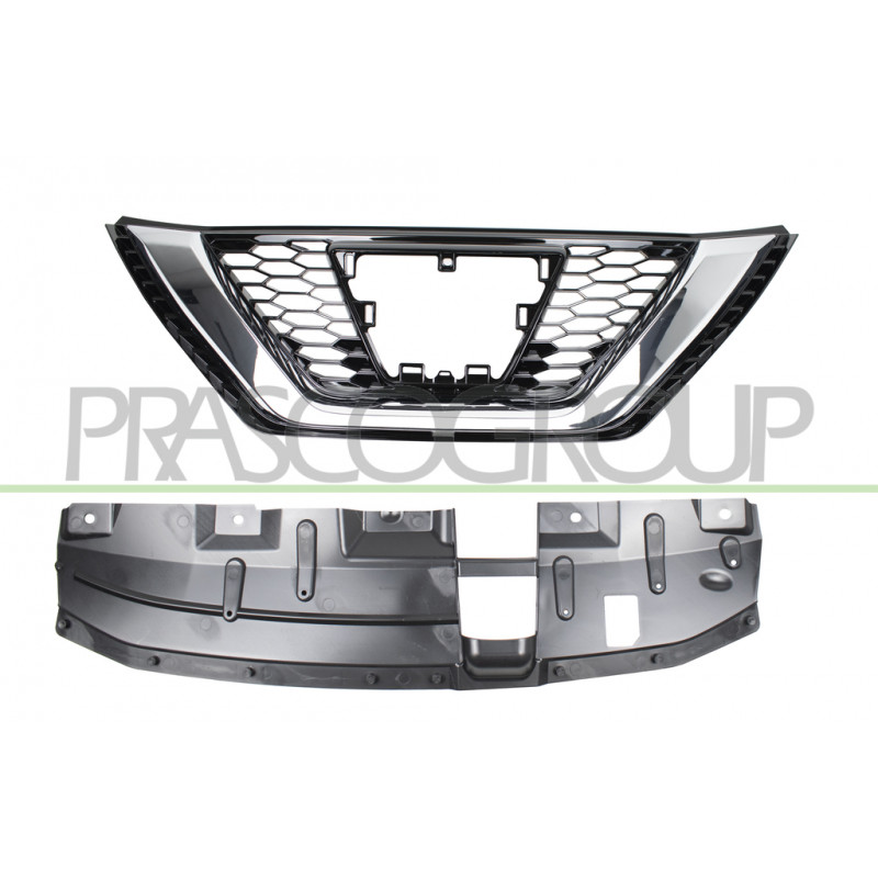 Grille de calandre noir avec chrome Grille de calandre noir avec chrome