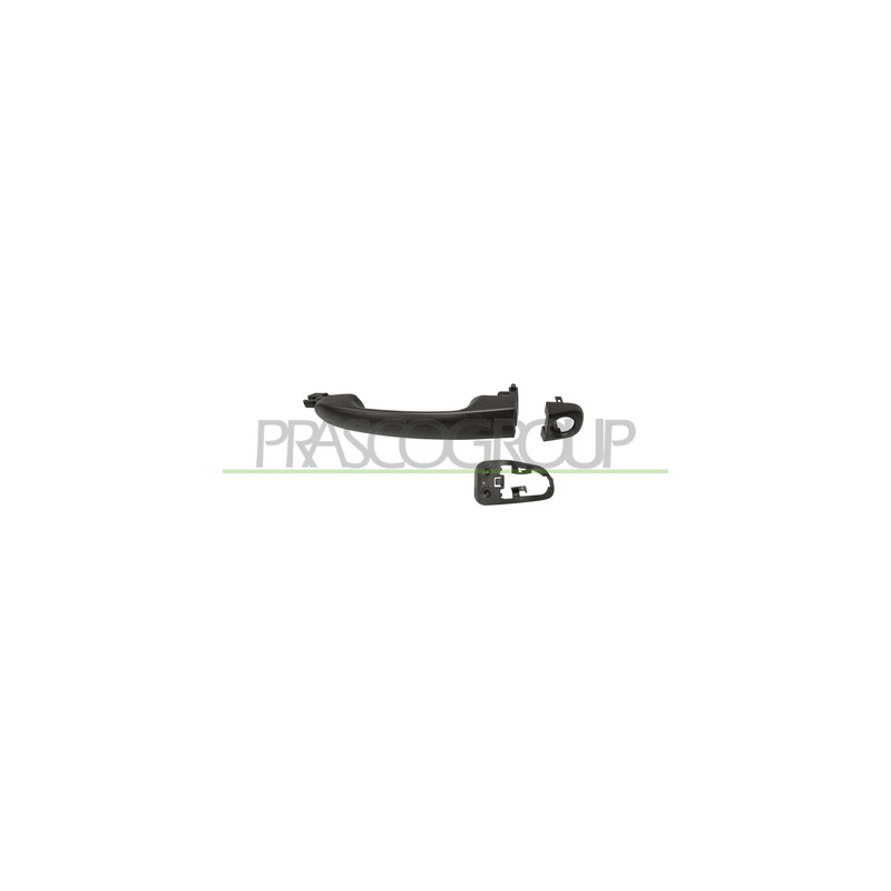 POIGNEE EXTERIEURE AVANT GAUCHE NOIRE-AVEC TROU BARILLET MOD. ACTIVE POIGNEE EXTERIEURE AVANT GAUCHE NOIRE-AVEC TROU BARILLET MOD. ACTIVE