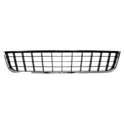 Grille centrale de pare-chocs avant noir avec cadre chrome