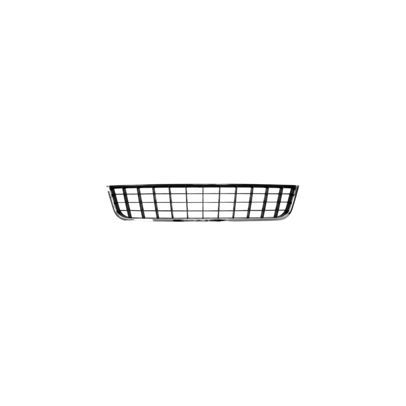 Grille centrale de pare-chocs avant noir avec cadre chrome Grille centrale de pare-chocs avant noir avec cadre chrome