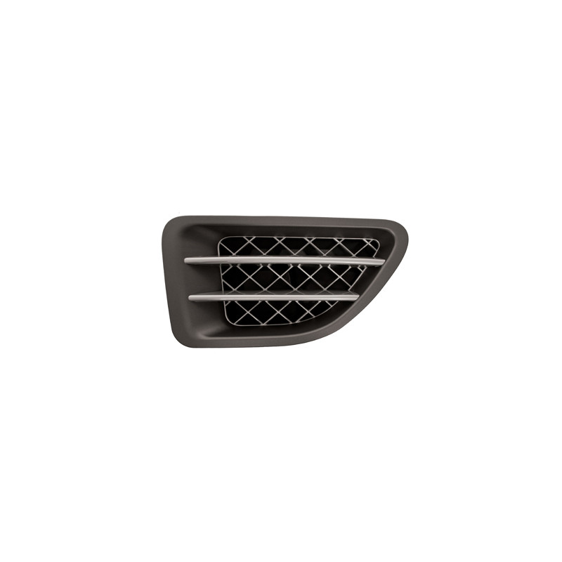 Grille gris foncé et argent d'aile avant côté passager Grille gris foncé et argent d'aile avant côté passager