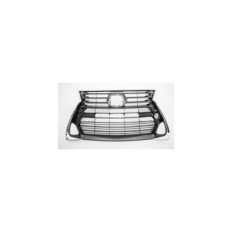 Grille de calandre noir avec moulure chrome Grille de calandre noir avec moulure chrome