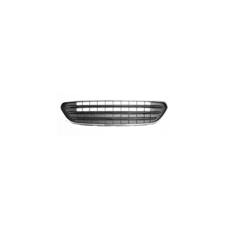 Grille de calandre argent avec cadre chrome Grille de calandre argent avec cadre chrome