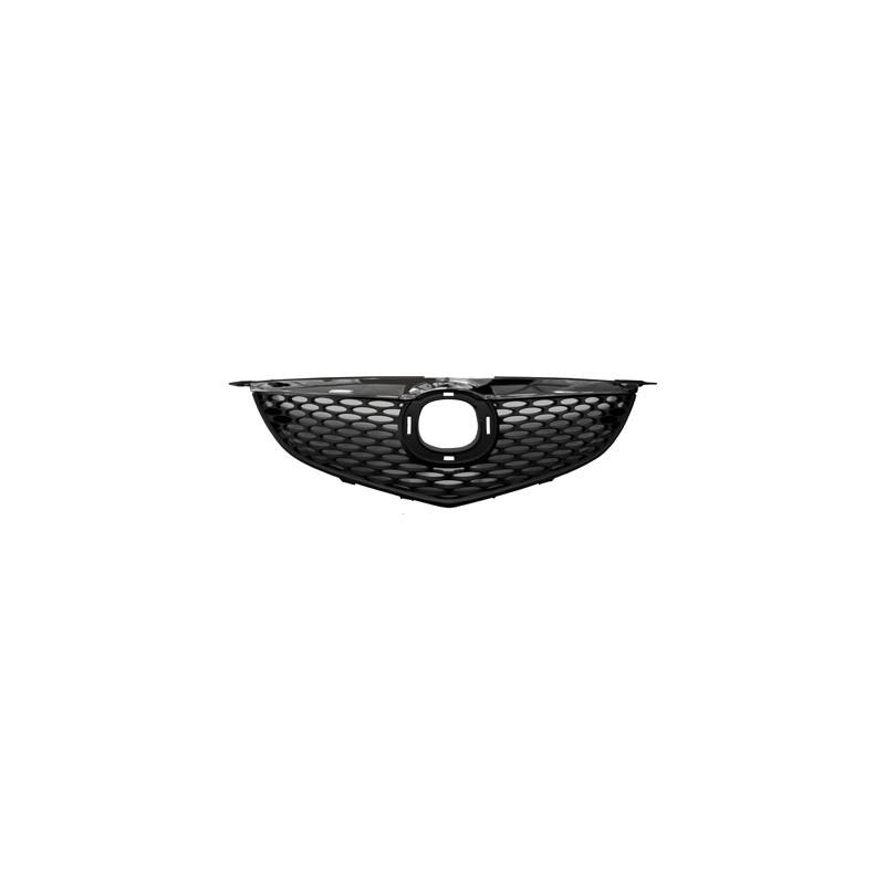 Grille de calandre noir avec moulure chrome Grille de calandre noir avec moulure chrome