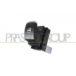 INTERRUPTEUR LEVE-VITRE NOIR/BORD CHROME'-PORTE AVANT DROITE/PORTE ARRIERE DROIT