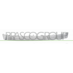 Bandeau central inférieur argent de pare-chocs avant