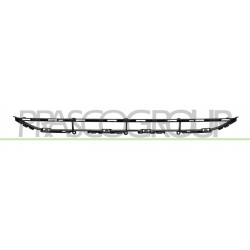 Grille centrale noire pour pare-chocs avant